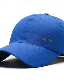 Discount OUKU Men's Baseball Cap Sun Hat Trucker Hat Black White Polyester Fashion Casual Street Daily Mountain Adjustable Sunscreen Breathable