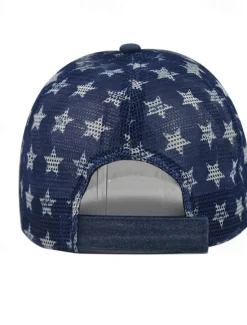 OUKU Men's Baseball Cap Sun Hat Trucker Hat Black Wine Cotton Embroidered Fashion Casual Street Daily American US Flag Adjustable Sunscreen Breathable