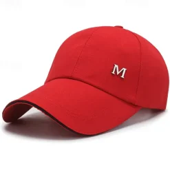 Sale OUKU Men's Baseball Cap Sun Hat Trucker Hat Black Red Polyester Fashion Casual Street Daily Letter Adjustable Sunscreen Breathable