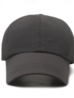 OUKU Men's Baseball Cap Sun Hat Trucker Hat Black White Polyester Fashion Casual Street Daily Plain Adjustable Sunscreen Breathable Quick Dry khaki