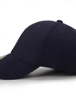 OUKU Men's Baseball Cap Trucker Hat Black Deep Blue Polyester Travel Beach Outdoor Vacation Plain Adjustable Sunscreen Breathable Fashion