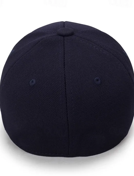 OUKU Men's Baseball Cap Trucker Hat Black Deep Blue Polyester Travel Beach Outdoor Vacation Plain Adjustable Sunscreen Breathable Fashion