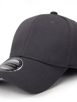 OUKU Men's Baseball Cap Trucker Hat Black Deep Blue Polyester Travel Beach Outdoor Vacation Plain Adjustable Sunscreen Breathable Fashion