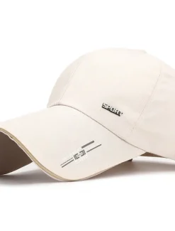 Clearance OUKU Men's Baseball Cap Trucker Hat Black Red Polyester Travel Beach Outdoor Vacation Plain Adjustable Sunscreen Breathable Fashion