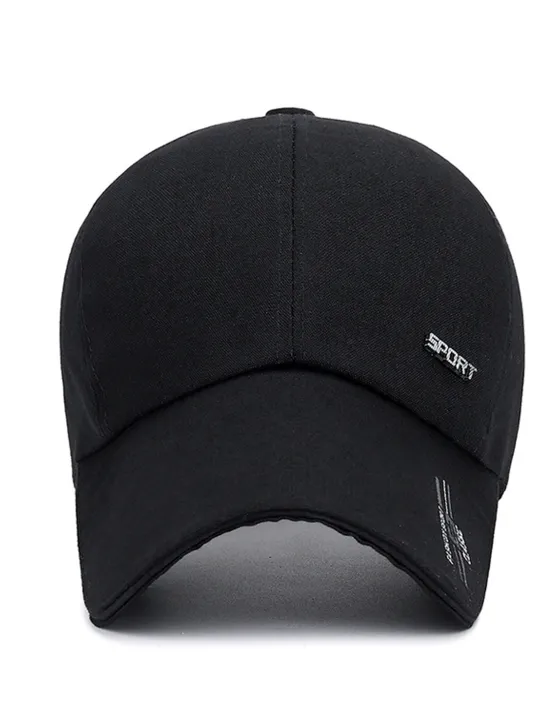 Clearance OUKU Men's Baseball Cap Trucker Hat Black Red Polyester Travel Beach Outdoor Vacation Plain Adjustable Sunscreen Breathable Fashion