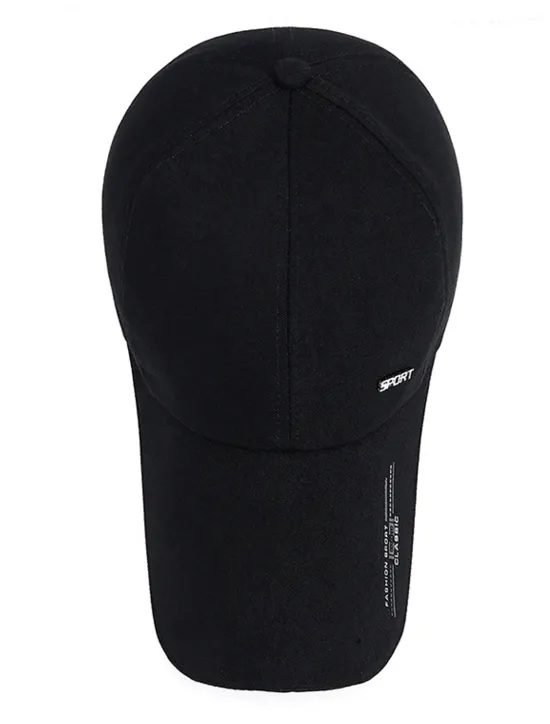 Clearance OUKU Men's Baseball Cap Trucker Hat Black Red Polyester Travel Beach Outdoor Vacation Plain Adjustable Sunscreen Breathable Fashion