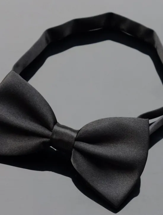 Discount OUKU Men's Basic Party Bow Tie - Solid Colored Men Satin Bowtie Classic Party Bow Tie Pre-Tied Formal Tuxedo Bow tie Adjustable
