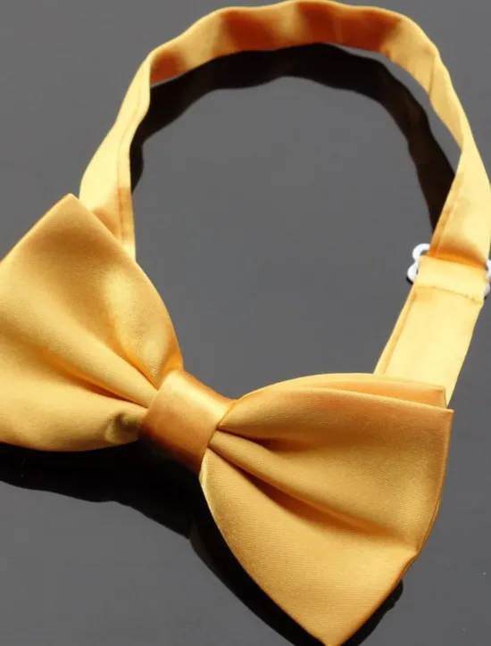 Discount OUKU Men's Basic Party Bow Tie - Solid Colored Men Satin Bowtie Classic Party Bow Tie Pre-Tied Formal Tuxedo Bow tie Adjustable