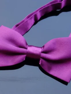 Discount OUKU Men's Basic Party Bow Tie - Solid Colored Men Satin Bowtie Classic Party Bow Tie Pre-Tied Formal Tuxedo Bow tie Adjustable