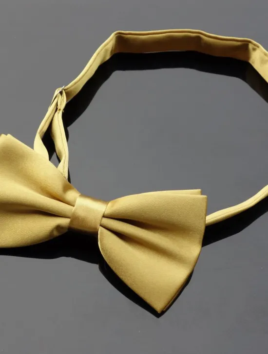 Discount OUKU Men's Basic Party Bow Tie - Solid Colored Men Satin Bowtie Classic Party Bow Tie Pre-Tied Formal Tuxedo Bow tie Adjustable