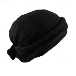 OUKU Men's Beanie Hat Beanies Black White Polyester Cozy Daily Wear Going out Solid / Plain Color Breathable