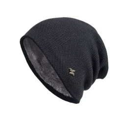 OUKU Men's Beanie Hat Wine Red Black Knit Knitted Fashion Sports & Outdoors Casual Sports & Outdoor Daily Holiday Letter Pure Color Warm