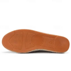 Clearance OUKU Men's Beige Canvas Espadrille Slip-On Shoes with Jute Rope Sole – Comfortable Summer Casual Footwear