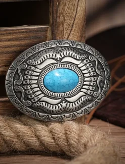 New OUKU Men's Belt Buckle Buckle Silver Bronze Alloy Vintage Style Retro Vintage Eagle Texas Daily Religious Celebrations