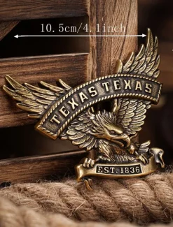 Online OUKU Men's Belt Buckle Buckle Silver Bronze Alloy Vintage Style Retro Vintage Eagle Texas Daily Religious Celebrations