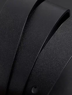 Hot OUKU Men's Belt Faux Leather Belt Casual Belt Waist Belt Black Brown Alloy Durable Adjustable Plain Outdoor Daily