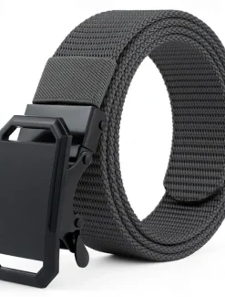 Discount OUKU Men's Belt Nylon Belt Outdoor Belt Waist Belt Black Navy Blue Nylon Adjustable Heavy-Duty Plain Outdoor Daily