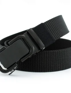 Hot OUKU Men's Belt Nylon Belt Outdoor Belt Waist Belt Black Navy Blue Nylon Adjustable Heavy-Duty Plain Outdoor Daily
