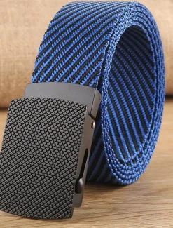 Sale OUKU Men's Belt Nylon Belt Waist Belt Yellow Blue Alloy Durable Adjustable Plain Outdoor Daily
