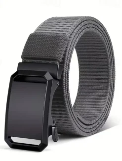 New OUKU Men's Belt Outdoor Belt Waist Belt Black Blue Nylon Adjustable Heavy-Duty Plain Outdoor Daily