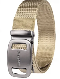 Outlet OUKU Men's Belt Outdoor Belt Waist Belt Black Kakhi Nylon Adjustable Heavy-Duty Plain Outdoor Daily