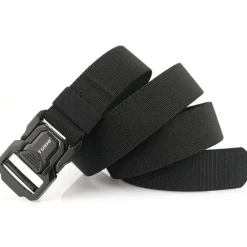 Best OUKU Men's Belt Tactical Belt Nylon Web Work Belt Black Royal Blue Nylon Military Army Plain Daily Wear Going out Weekend