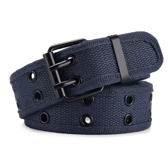 Hot OUKU Men's Belt Tactical Belt Nylon Web Work Belt Black Blue Canvas Alloy Modern Contemporary Military Army Plain Daily Wear Vacation Going out