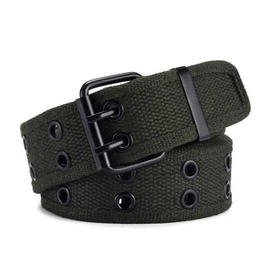 Hot OUKU Men's Belt Tactical Belt Nylon Web Work Belt Black Blue Canvas Alloy Modern Contemporary Military Army Plain Daily Wear Vacation Going out