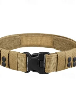New OUKU Men's Belt Tactical Belt Nylon Web Work Belt Black Ginger Straw Military Army Plain Daily Wear Going out Weekend