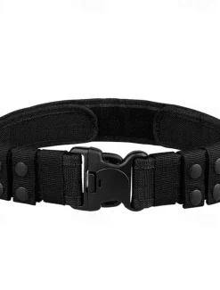 New OUKU Men's Belt Tactical Belt Nylon Web Work Belt Black Ginger Straw Military Army Plain Daily Wear Going out Weekend