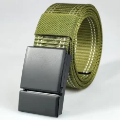 Hot OUKU Men's Belt Tactical Belt Nylon Web Work Belt Black Yellow Nylon Military Army Linear Daily Wear Going out Weekend