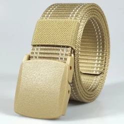 Discount OUKU Men's Belt Tactical Belt Nylon Web Work Belt Black Yellow Knitted Fabric Military Army Linear Daily Wear Going out Weekend