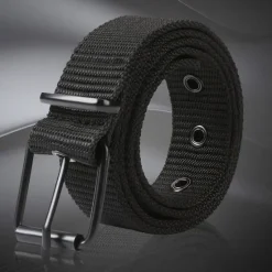 OUKU Men's Belt Tactical Belt Nylon Web Work Belt Black Blue Canvas Stainless Steel / Iron Military Army Plain Daily Wear Going out Weekend
