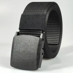 Sale OUKU Men's Belt Tactical Belt Nylon Web Work Belt Black Yellow Knitted Fabric Military Army Plain Daily Wear Going out Weekend
