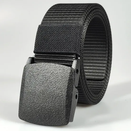 Sale OUKU Men's Belt Tactical Belt Nylon Web Work Belt Black Yellow Knitted Fabric Military Army Plain Daily Wear Going out Weekend