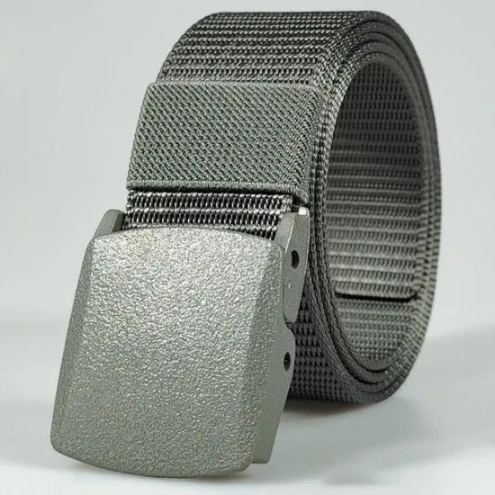 Sale OUKU Men's Belt Tactical Belt Nylon Web Work Belt Black Yellow Knitted Fabric Military Army Plain Daily Wear Going out Weekend