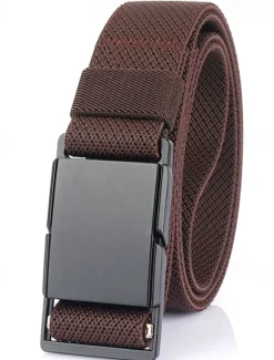 Outlet OUKU Men's Belt Tactical Belt Waist Belt Black Kakhi Polyester Alloy Durable Adjustable Plain Outdoor Daily