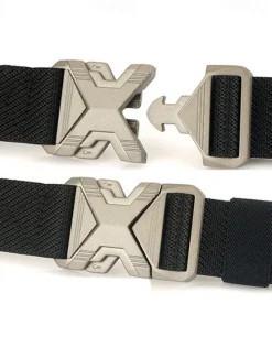New OUKU Men's Belt Tactical Belt Waist Belt Black Kakhi Alloy Durable Adjustable Plain Outdoor Daily