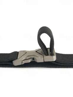 New OUKU Men's Belt Tactical Belt Waist Belt Black Kakhi Alloy Durable Adjustable Plain Outdoor Daily