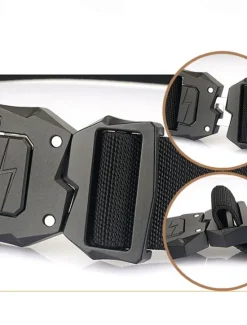 Clearance OUKU Men's Belt Tactical Belt Waist Belt Black Kakhi Polyester Alloy Durable Adjustable Plain Outdoor Daily