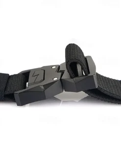 Clearance OUKU Men's Belt Tactical Belt Waist Belt Black Kakhi Polyester Alloy Durable Adjustable Plain Outdoor Daily