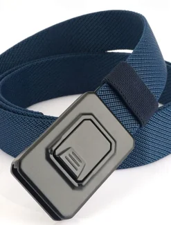 Outlet OUKU Men's Belt Tactical Belt Waist Belt Black Kakhi Alumium Alloy Durable Adjustable Plain Outdoor Daily
