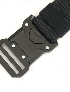 New OUKU Men's Belt Tactical Belt Waist Belt Black Kakhi Alloy Durable Adjustable Plain Outdoor Daily
