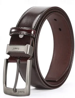 Outlet OUKU Men's Belt Waist Belt PU Alloy Durable Adjustable Plain Outdoor Daily Black