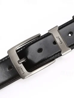 Outlet OUKU Men's Belt Waist Belt PU Alloy Durable Adjustable Plain Outdoor Daily Black