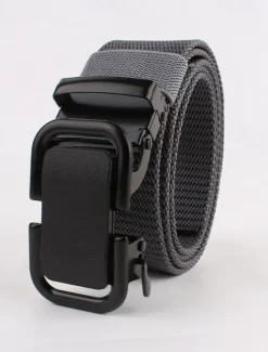 OUKU Men's Belt Waist Belt Black Navy Blue Nylon Alloy Durable Adjustable Plain Outdoor Daily