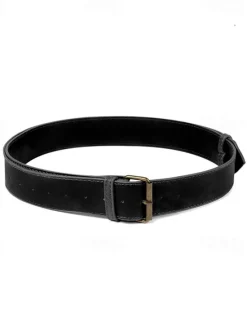 Best OUKU Men's Belt Waist Belt Black Brown PU Retro Adjustable Plain Outdoor Daily
