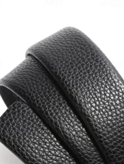 Best OUKU Men's Belt Waist Belt Silver Black Alloy Durable Adjustable Plain Outdoor Daily