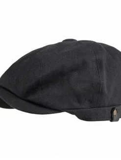 Sale OUKU Men's Beret Hat Newsboy Cap Black Brown Cotton Adjustable Buckle Simple 1920s Fashion Holiday Street Dailywear Weekend Pure Color Portable Comfort Fashion