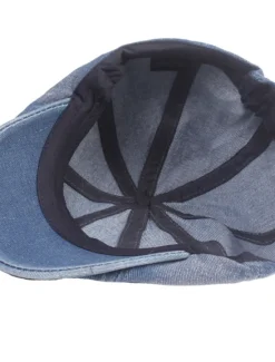 Discount OUKU Men's Beret Hat Newsboy Hat Black Blue Denim Streetwear Stylish Casual Outdoor Daily Going out Plain Sunscreen